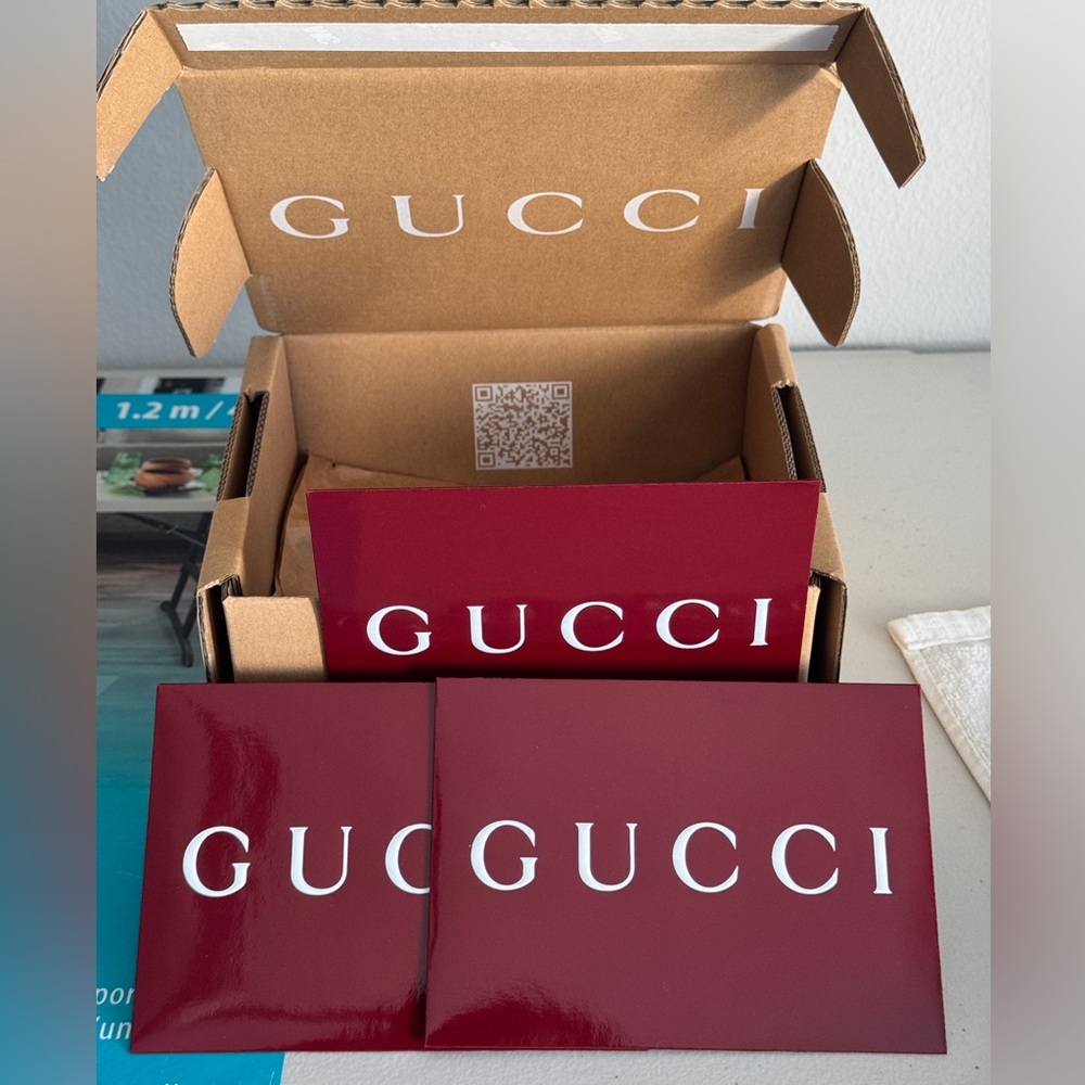 Empty box and 3 envelopes with thanks notes